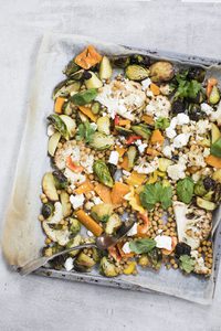Plåträtt – vegetarisk eller med kyckling