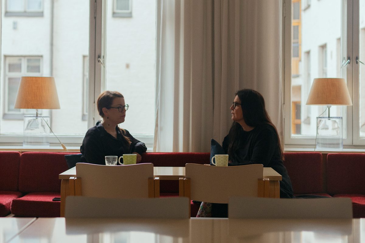 Anna Lindholm och Micaela Röman