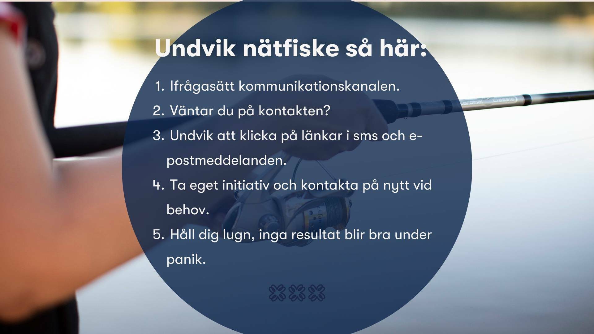 Undvik nätfiske såhär