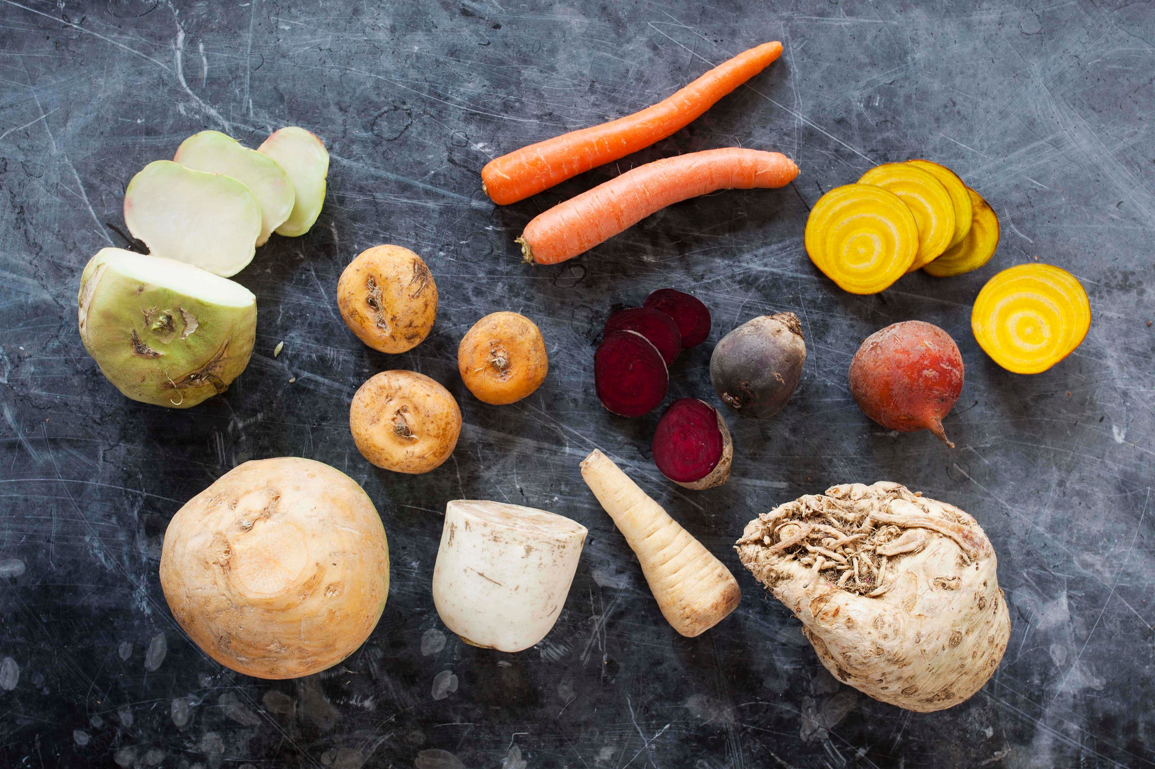 Rotfrukter är bra att utgå ifrån när man gör mat åt familjen