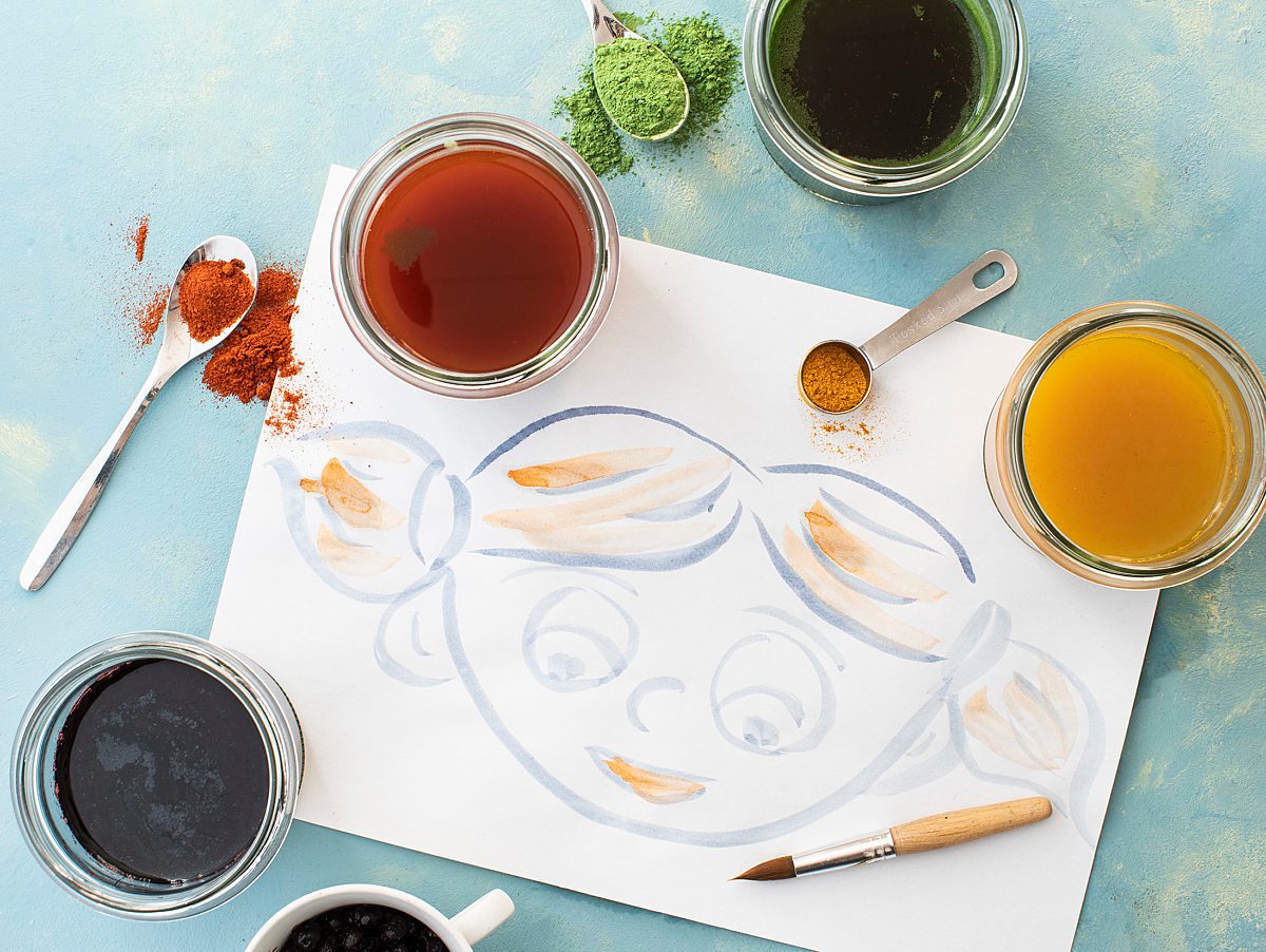 Vattenfärg med naturliga ingredienser